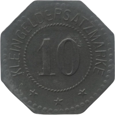 10 Pfennigs - Landau back