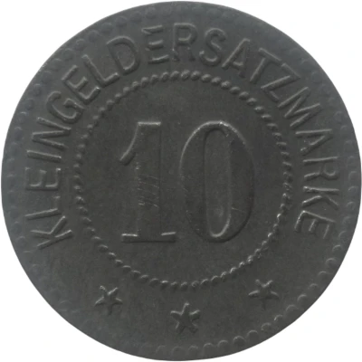 10 Pfennigs - Landau back