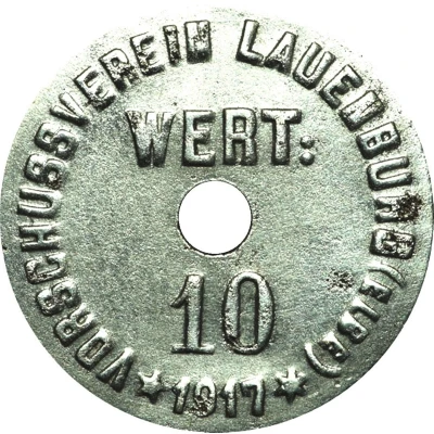 10 Pfennigs - Lauenburg an der Elbe front