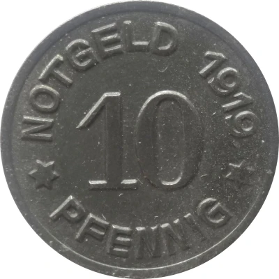 10 Pfennigs - Lüdenscheid back