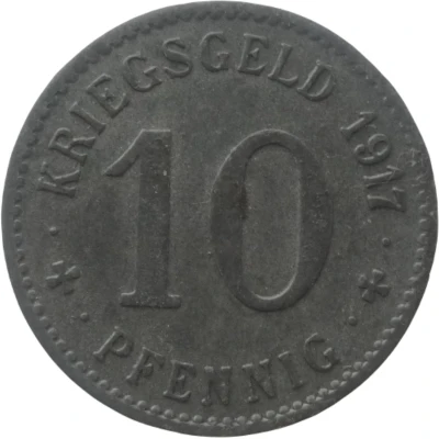 10 Pfennigs - Letmathe back