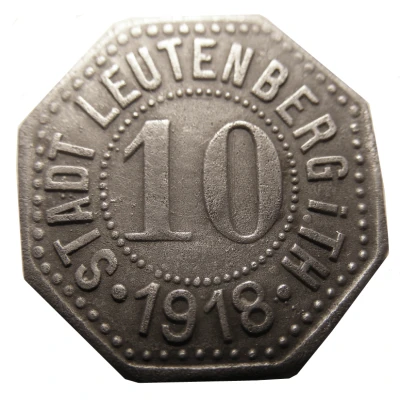 10 Pfennigs - Leutenberg in Thüringen front