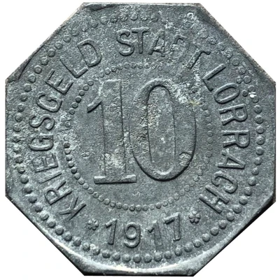 10 Pfennigs - Lörrach front