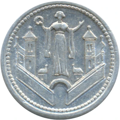 10 Pfennigs - Magdeburg back