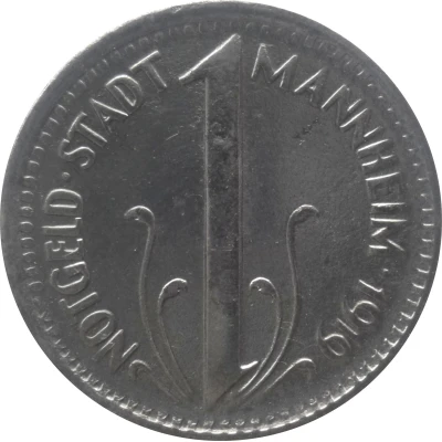 10 Pfennigs - Mannheim front