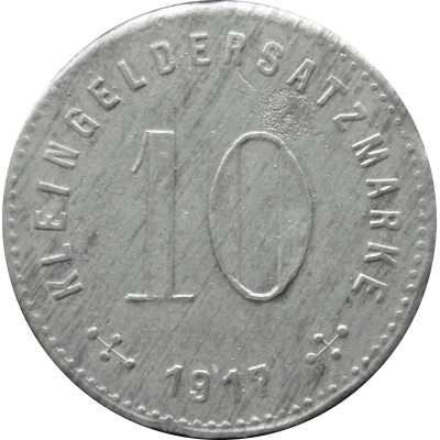 10 Pfennigs - Meppen Heseper Torfwerk G.M.B.H. back