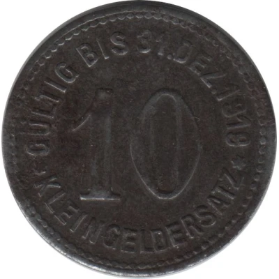 10 Pfennigs - Mettmann (Wagner and Englert G.M.B.H.) ND back