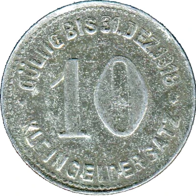 10 Pfennigs - Mettmann (Wagner and Englert G.M.B.H.) ND back