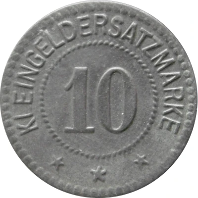 10 Pfennigs - Meuselwitz (Prehlitzgrube) ND back