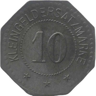 10 Pfennigs - Mühlberg a. E. back