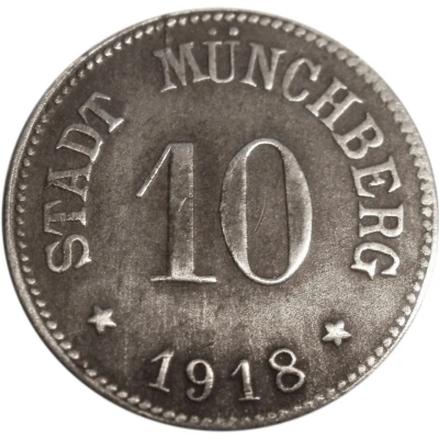 10 Pfennigs - Münchberg front