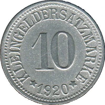 10 Pfennigs - Münchberg back