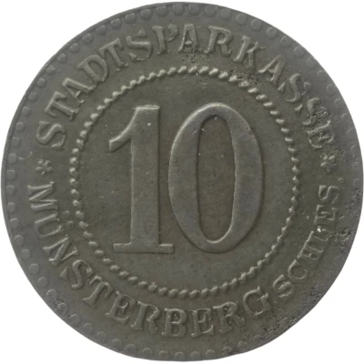 10 Pfennigs - Münsterberg front