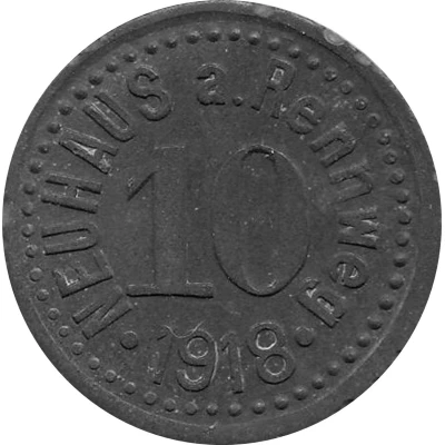 10 Pfennigs - Neuhaus a. Rennweg front