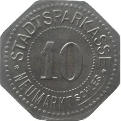 10 Pfennigs - Neumarkt Schlesien front