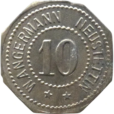 10 Pfennigs - Neustettin (W. Angermann) ND front