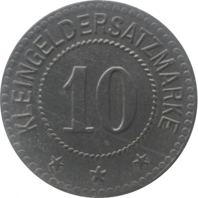 10 Pfennigs - Nordhalben ND back