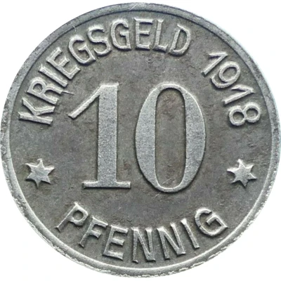 10 Pfennigs - Ober-Glogau back