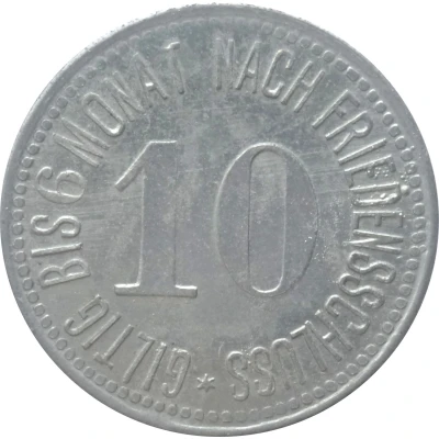 10 Pfennigs - Oberammergau back