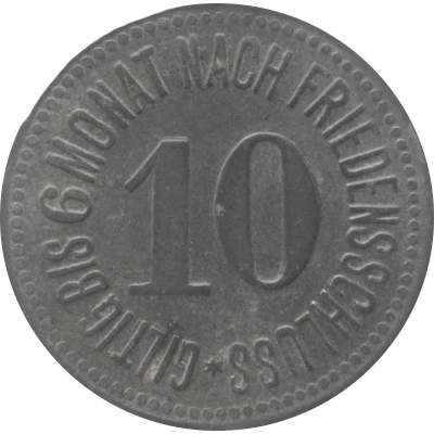 10 Pfennigs - Obergrainau u. Untergrainau back