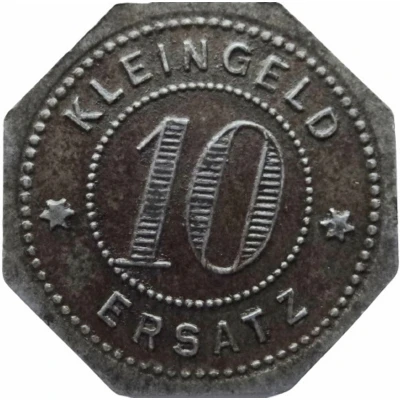 10 Pfennigs - Oehringen back