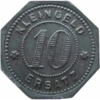 10 Pfennigs - Oehringen back