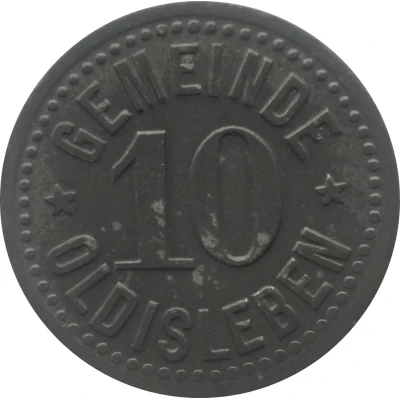 10 Pfennigs - Oldisleben ND front