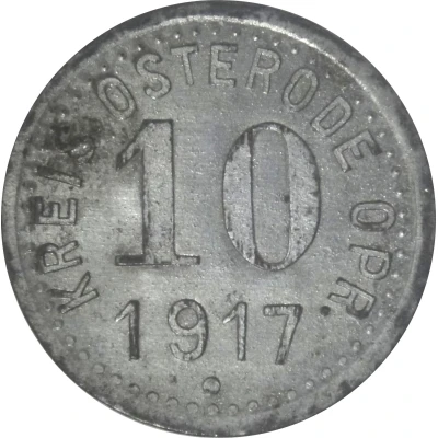 10 Pfennigs - Osterode front