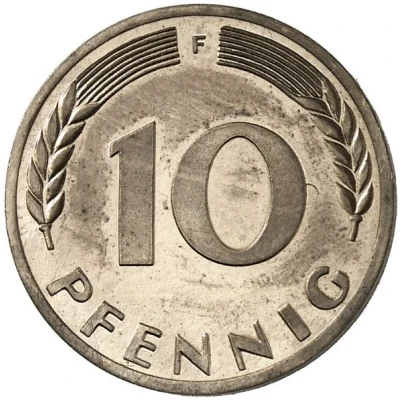 10 Pfennigs Pattern back