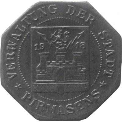 10 Pfennigs - Pirmasens front