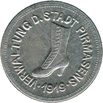 10 Pfennigs - Pirmasens front