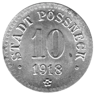 10 Pfennigs - Pössneck front