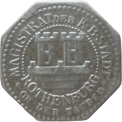 10 Pfennigs - Rothenburg ob der Tauber ND front