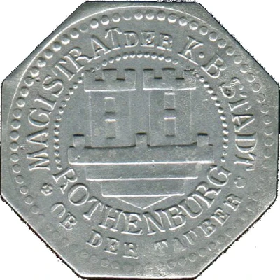 10 Pfennigs - Rothenburg ob der Tauber ND front