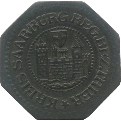 10 Pfennigs - Saarburg, Bezirk Trier ND front