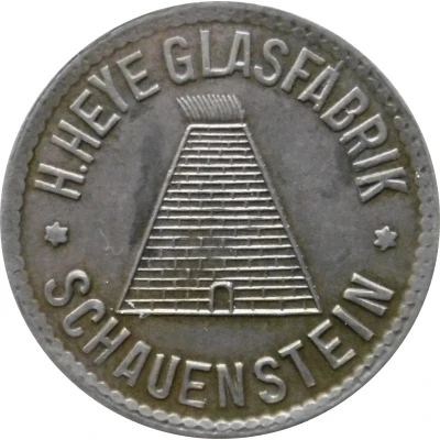 10 Pfennigs - Schauenstein H. Heye Glasfabrik front