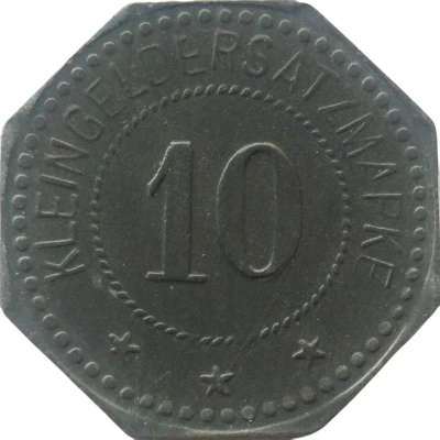 10 Pfennigs - Schlettstadt back