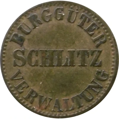 10 Pfennigs - Schlitz (Burggüter Verwaltung) ND front