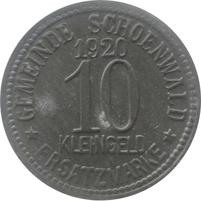 10 Pfennigs - Schönwald front