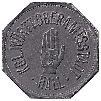 10 Pfennigs - Schwäbisch Hall ND front