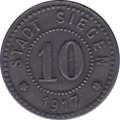 10 Pfennigs - Siegen front