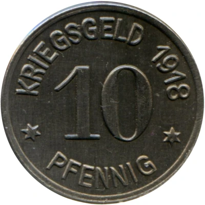 10 Pfennigs - Siegen back