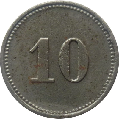 10 Pfennigs - Sonthofen back