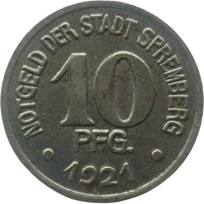 10 Pfennigs - Spremberg front