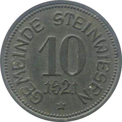 10 Pfennigs - Steinwiesen front