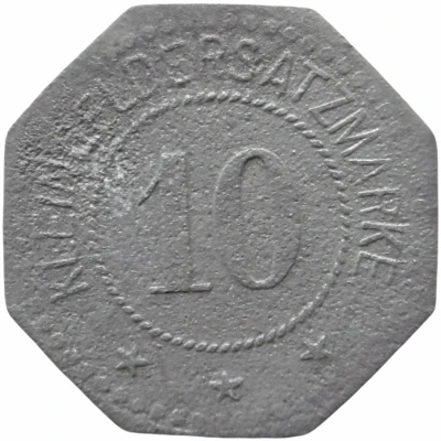 10 Pfennigs - Stettin (Rudolph Karstadt) ND back