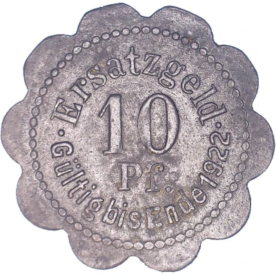 10 Pfennigs - Stettin back