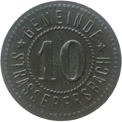 10 Pfennigs - Strassebersbach ND front