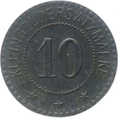 10 Pfennigs - Strassebersbach ND back