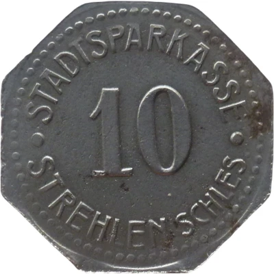 10 Pfennigs - Strehlen front